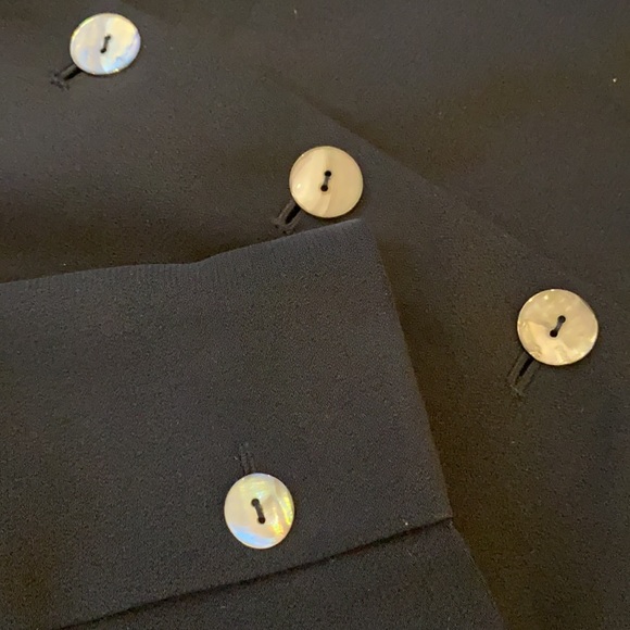 Black Blazer. French Connection tailored four button blazer. Lined. Size Medium. - Picture 5 of 5